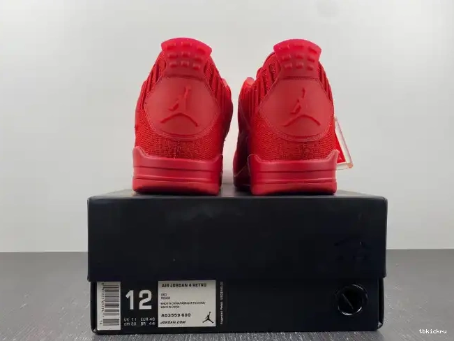 Reps TBK Flyknit Red 4 AQ3559-600 Retro Jordan 0503